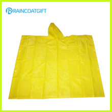 Förderung Adult Yellow PVC Regen Poncho